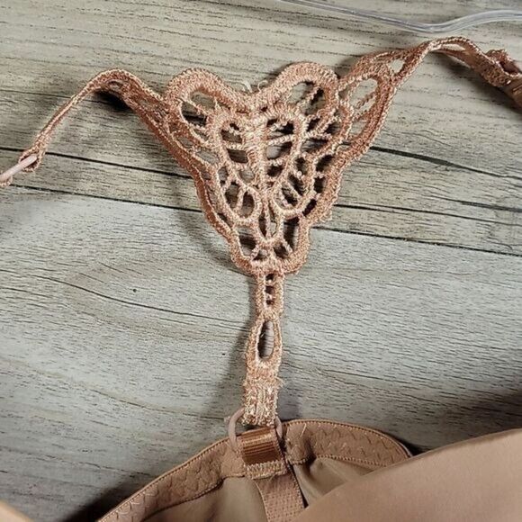 Hers by Herman Tan Racerback Bra Sz 34C - Picture 3 of 6
